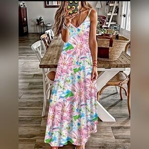 New Colorful Maxi Dress